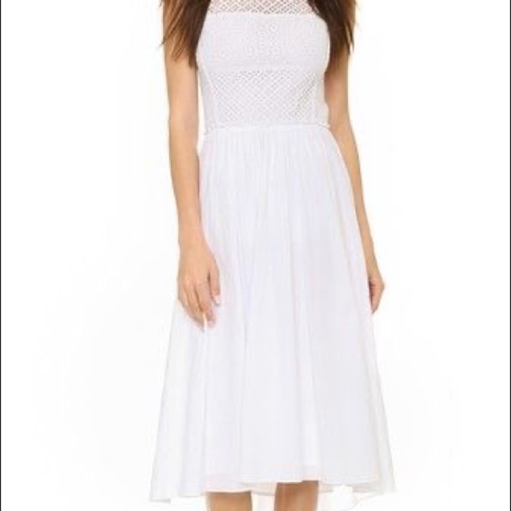 Rebecca Taylor Maisie eyelet midi dress
